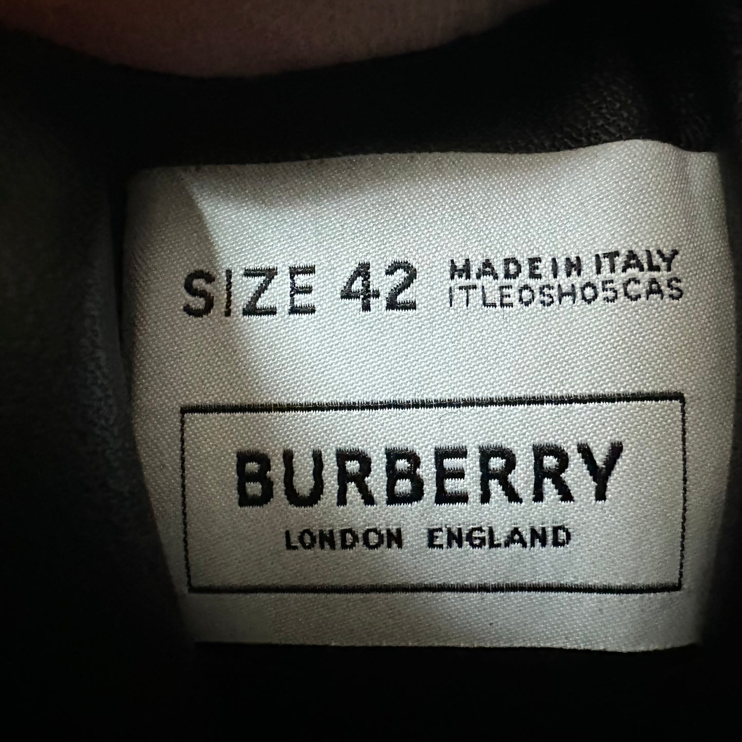 Burberry Arthur Floral Black Grey Red Sneaker Sz 9 (42)