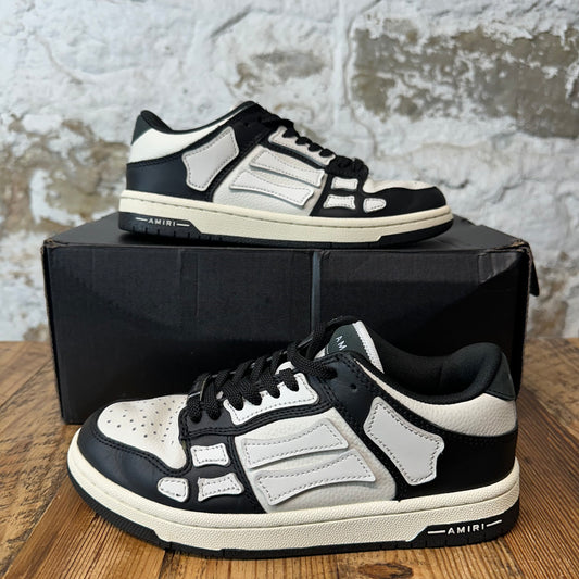 Amiri White Skeleton Black White Sneaker Sz 4.5 (36)