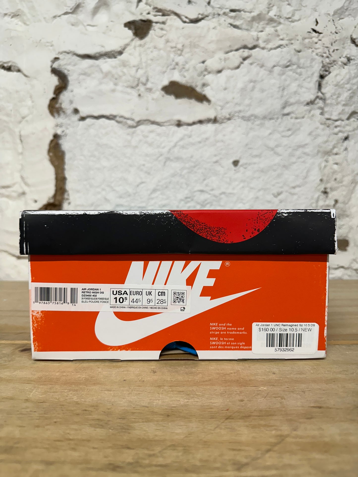 Air Jordan 1 UNC Reimagined Sz 10.5 DS