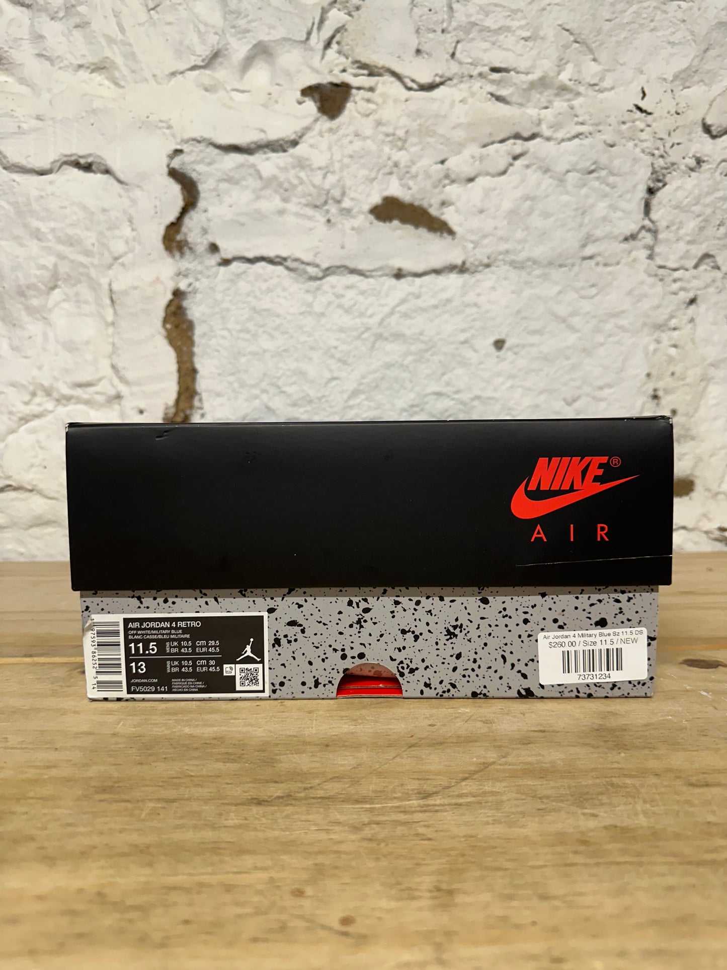 Air Jordan 4 Military Blue Sz 11.5 DS