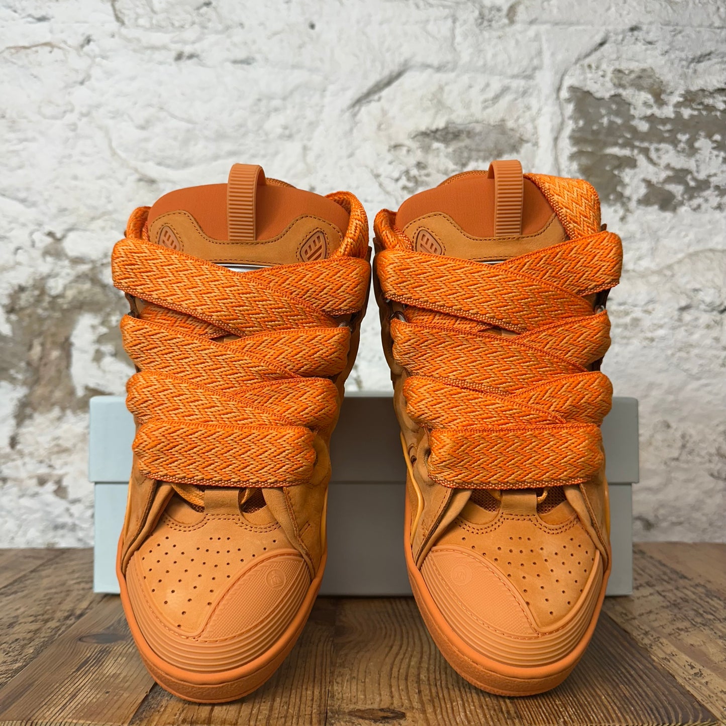 Lanvin Curb Triple Orange Sneaker