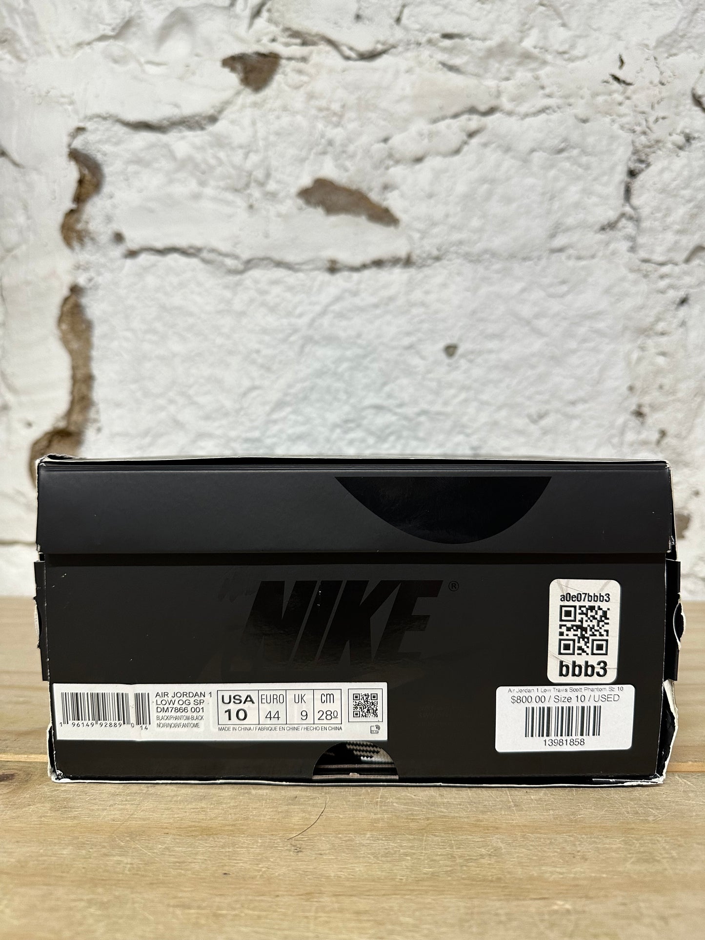 Air Jordan 1 Low Travis Scott Phantom Sz 10