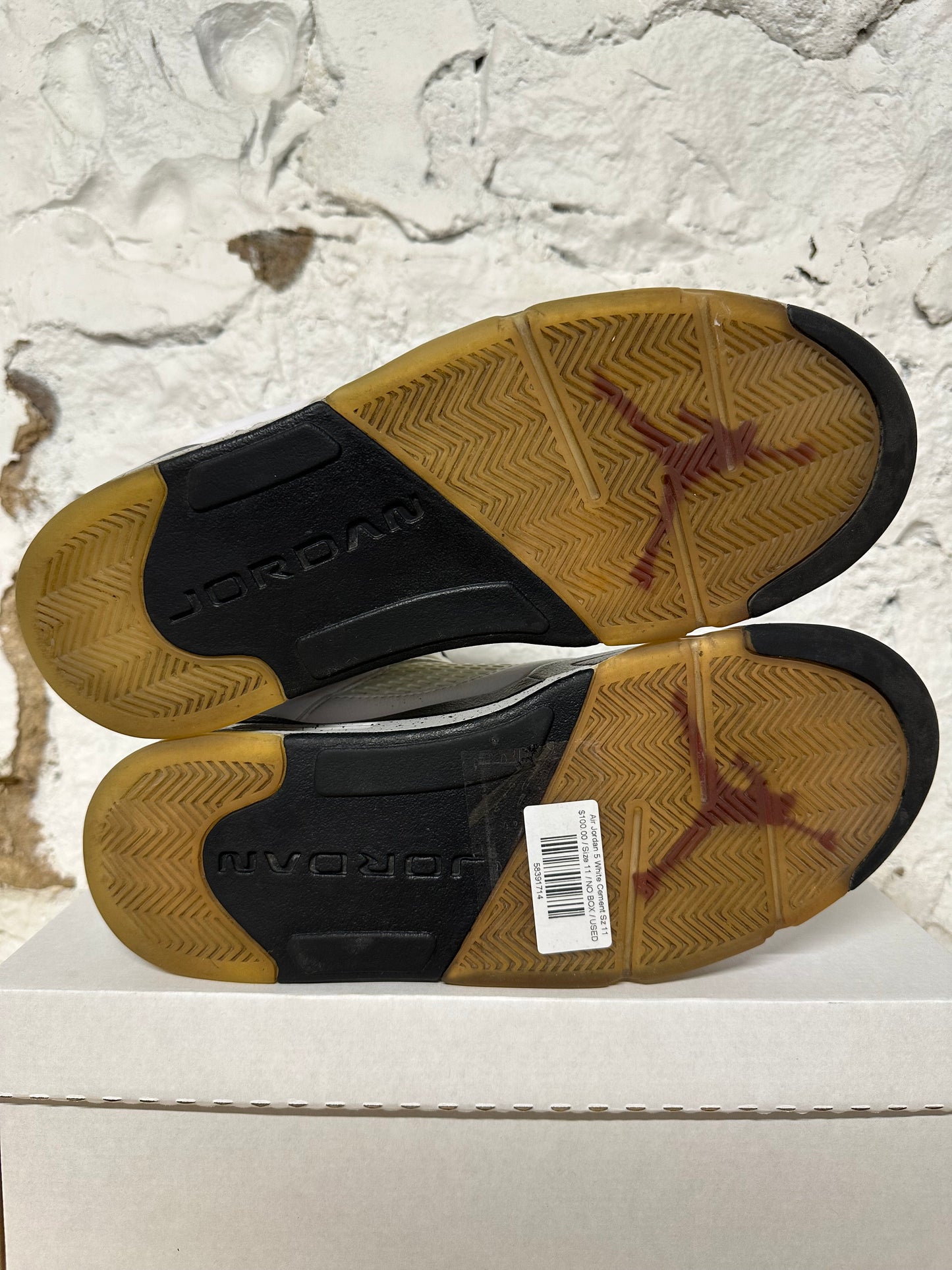 Air Jordan 5 White Cement Sz 11