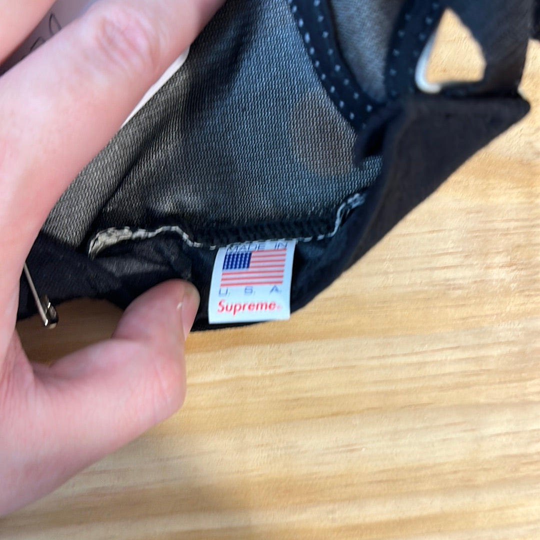 Supreme Side Logo Camp Cap Grey Hat