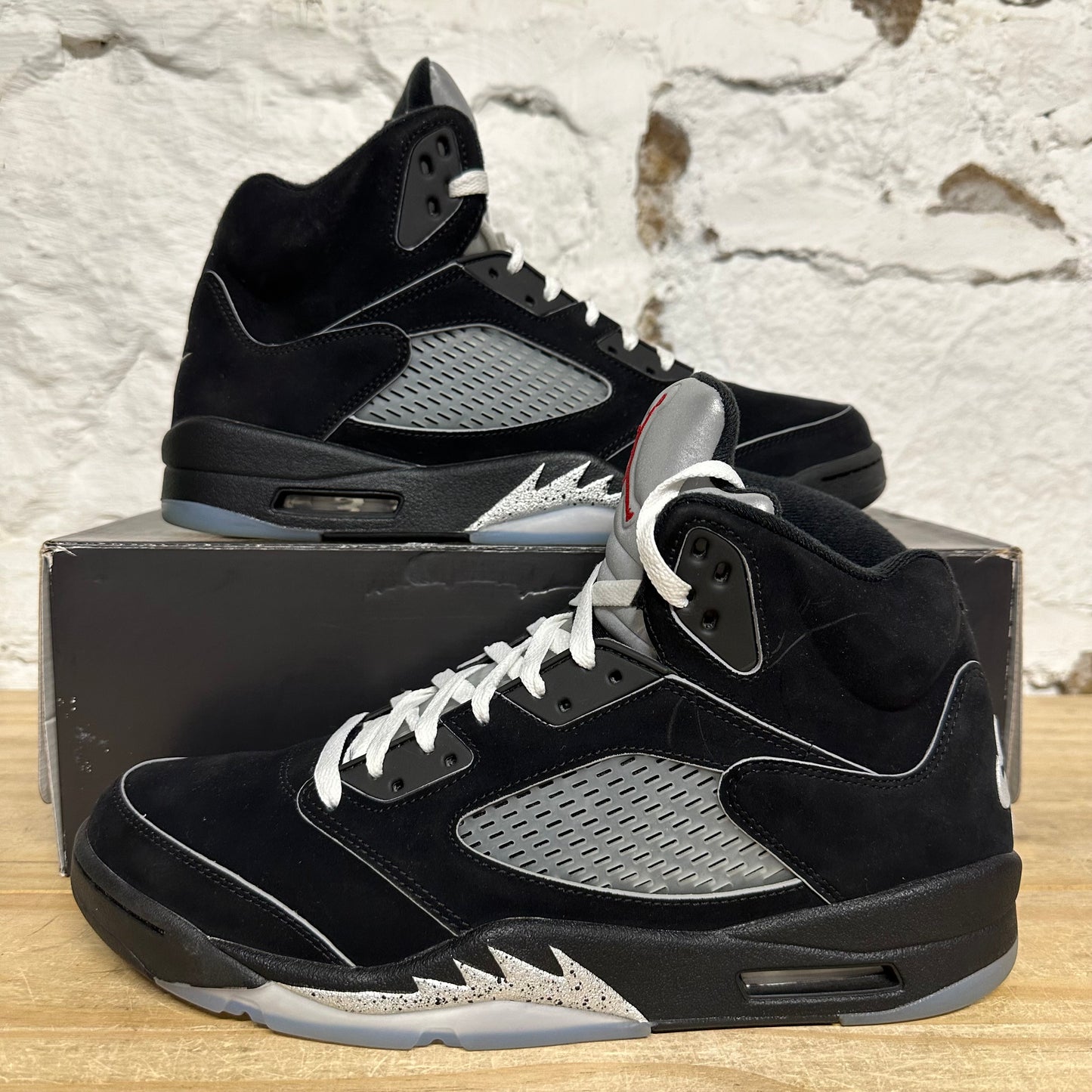 Air Jordan 5 Black Metallic Sz 13