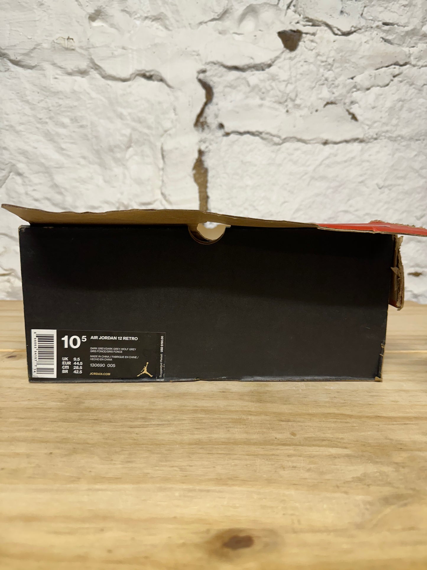 Air Jordan 12 Dark Grey Sz 10.5