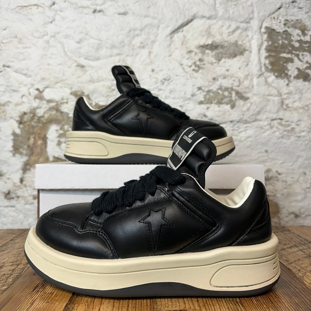 Rick Owens Low TurboWPN Black Milk Sneaker Sz 7.5