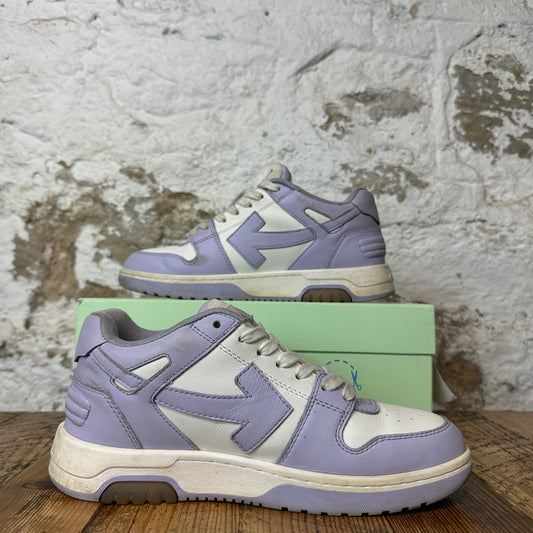 Off White Out Of Office Lavender White Sneaker Sz 6.5 (39)