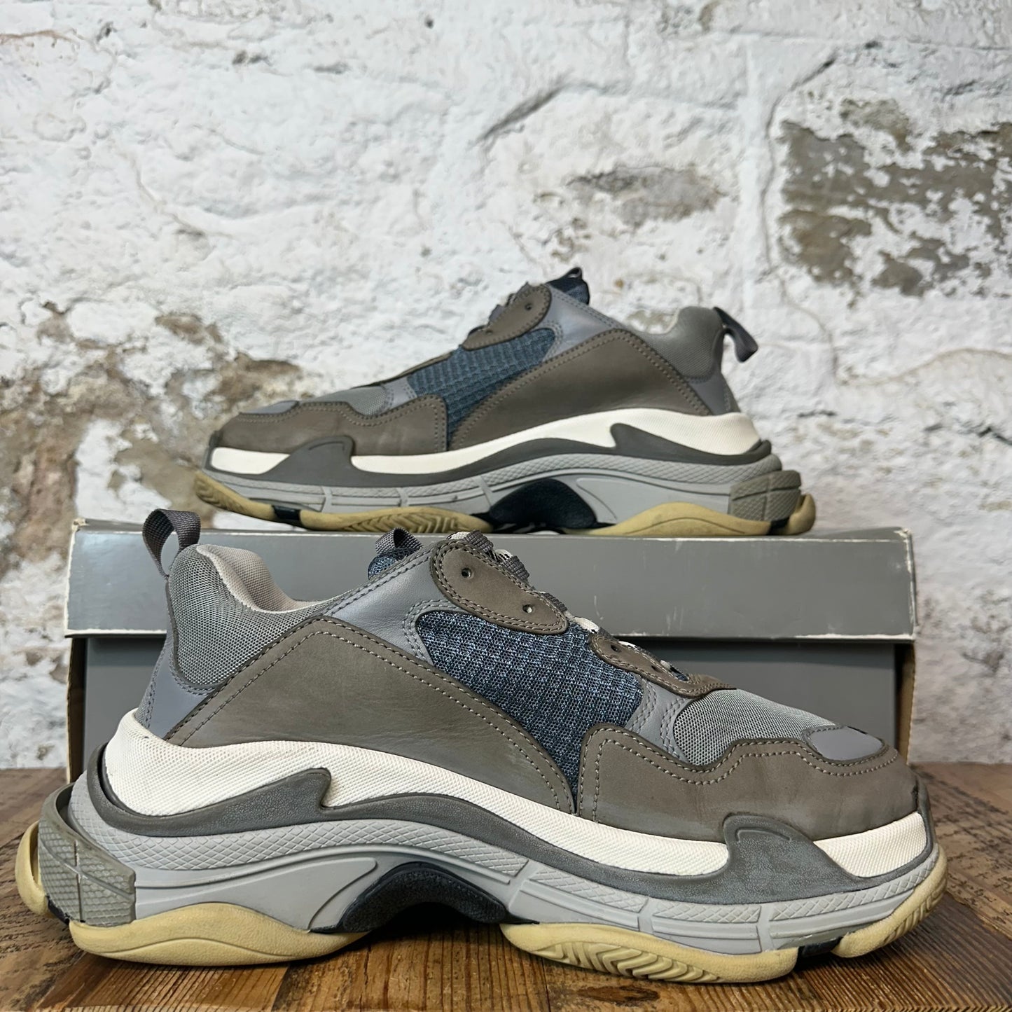 Balenciaga Triple S Steel Grey Sneaker Sz 11 (44)