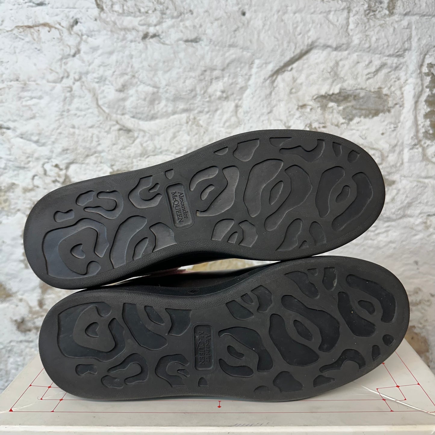 Alexander Mcqueen Pink Dip Dyed Black Sneaker Sz 9 (42)