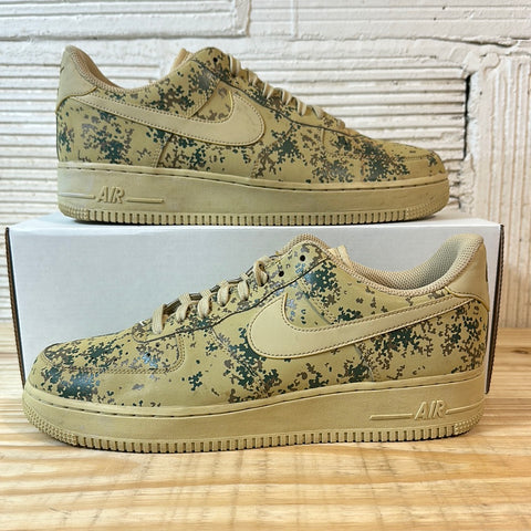 Nike Air Force 1 Low Gold Reflective Camo Sz 10.5