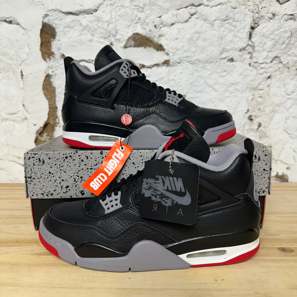 Air Jordan 4 Bred Reimagined Sz 10 DS