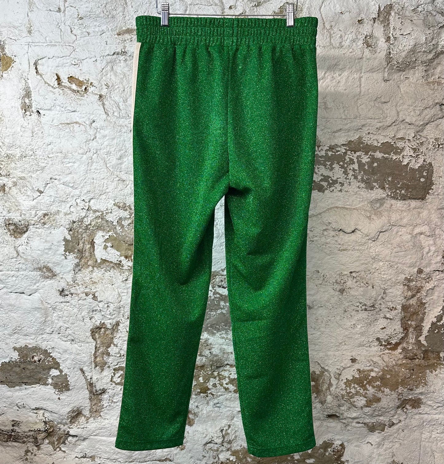 Palm Angels Green Glitter Track Pants Sz L
