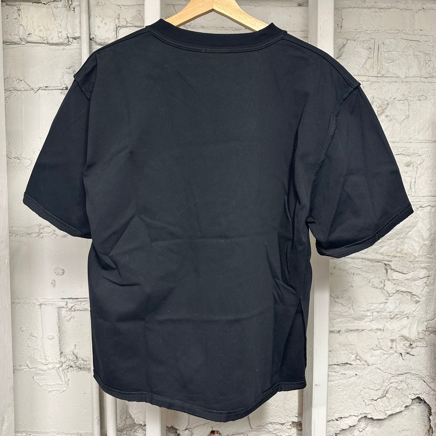 Saint Vanity White Griffin Black T-Shirt Sz S