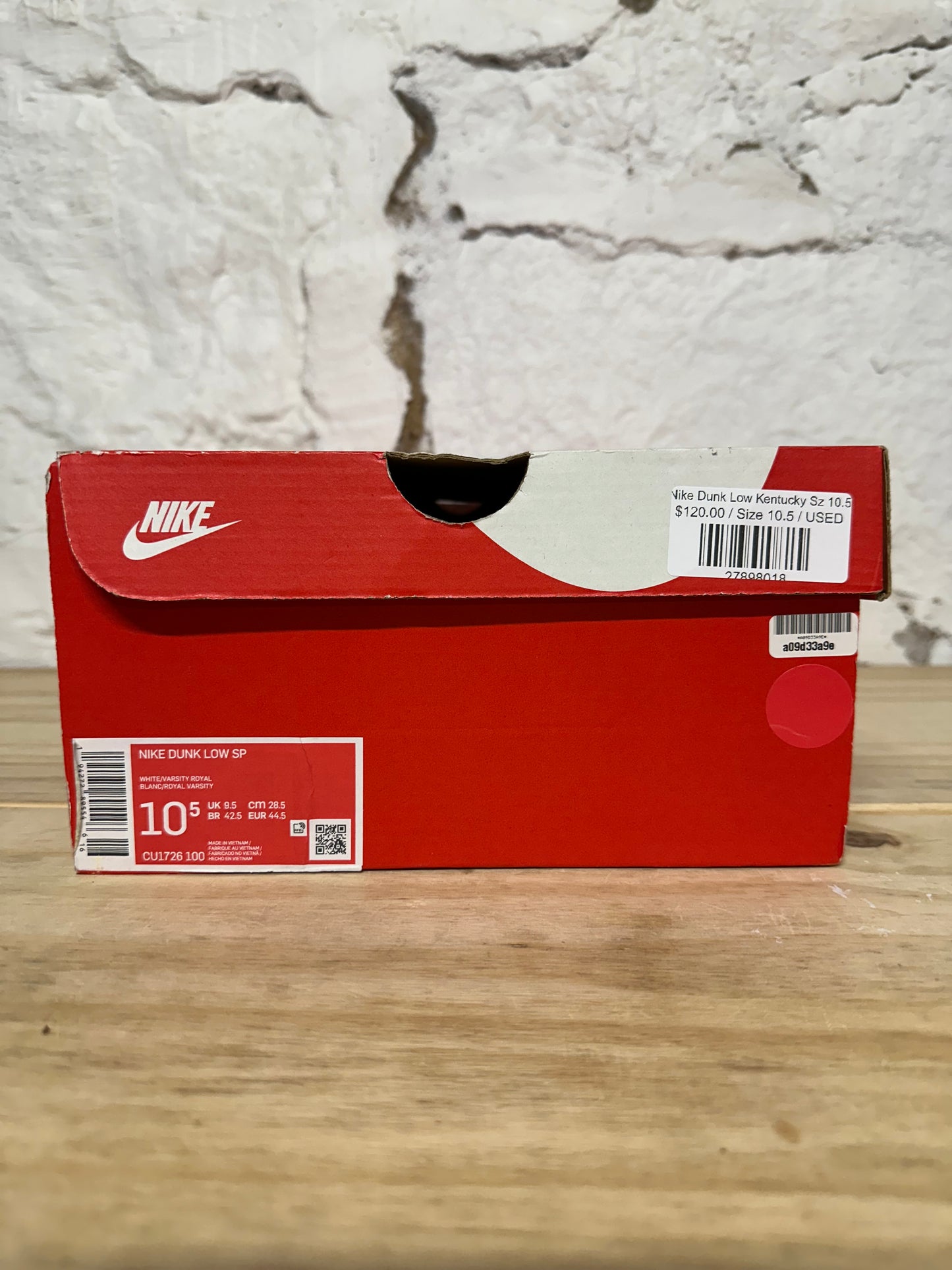 Nike Dunk Low Kentucky Sz 10.5