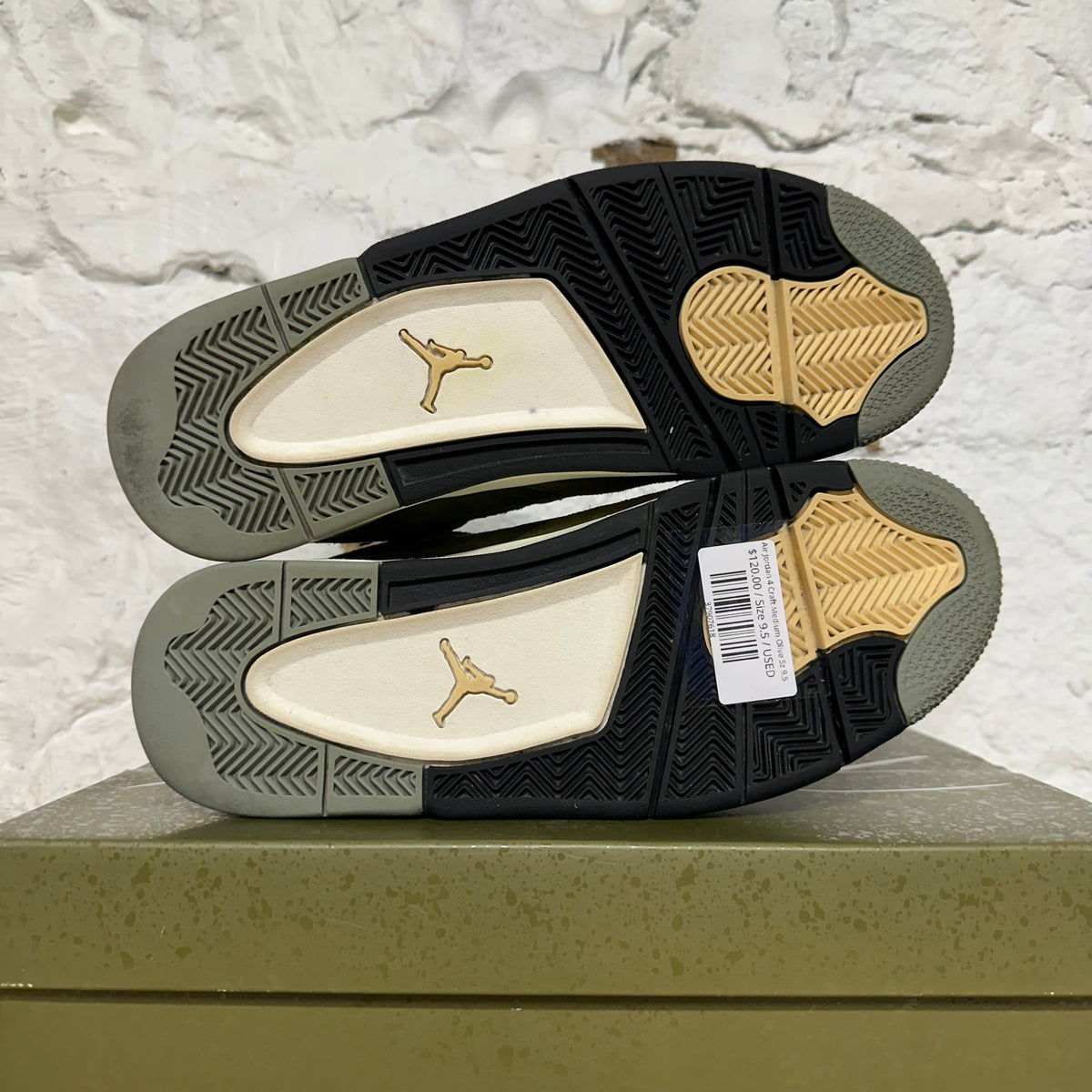 Air Jordan 4 Craft Medium Olive Sz 9.5