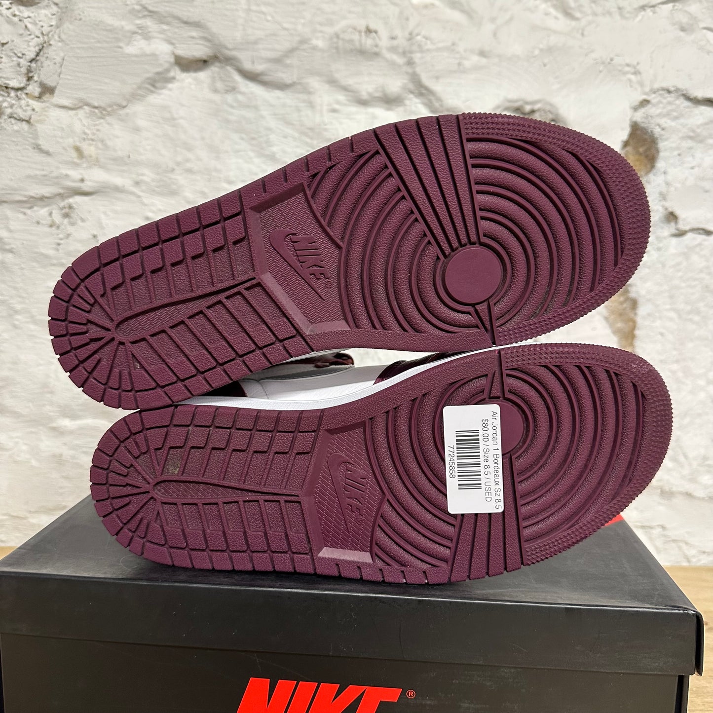 Air Jordan 1 High Bordeaux Sz 8.5