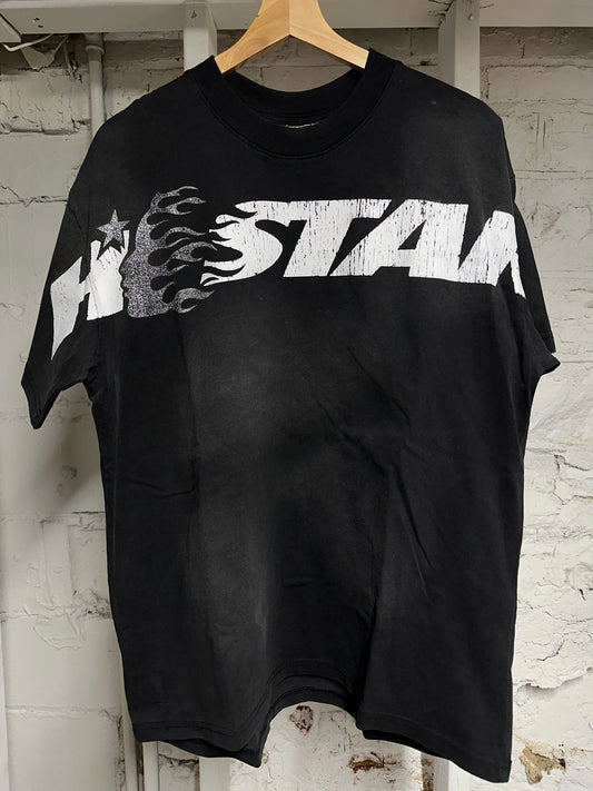 Hellstar White Spell T-shirt Faded Black Sz S