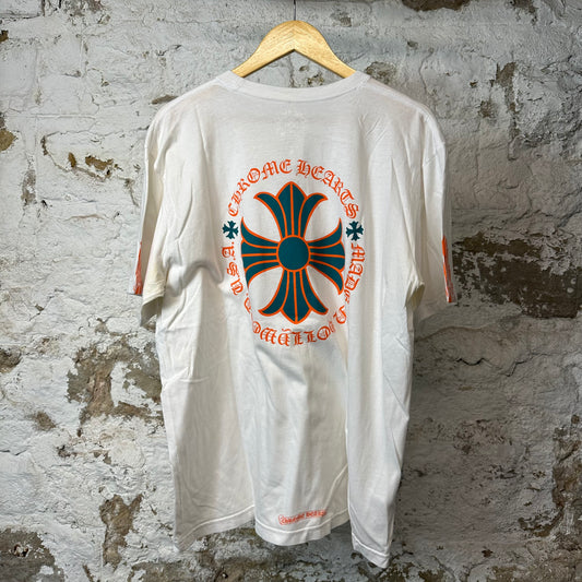 Chrome Hearts Miami Art Basel T-shirt White Sz XL (Stains)