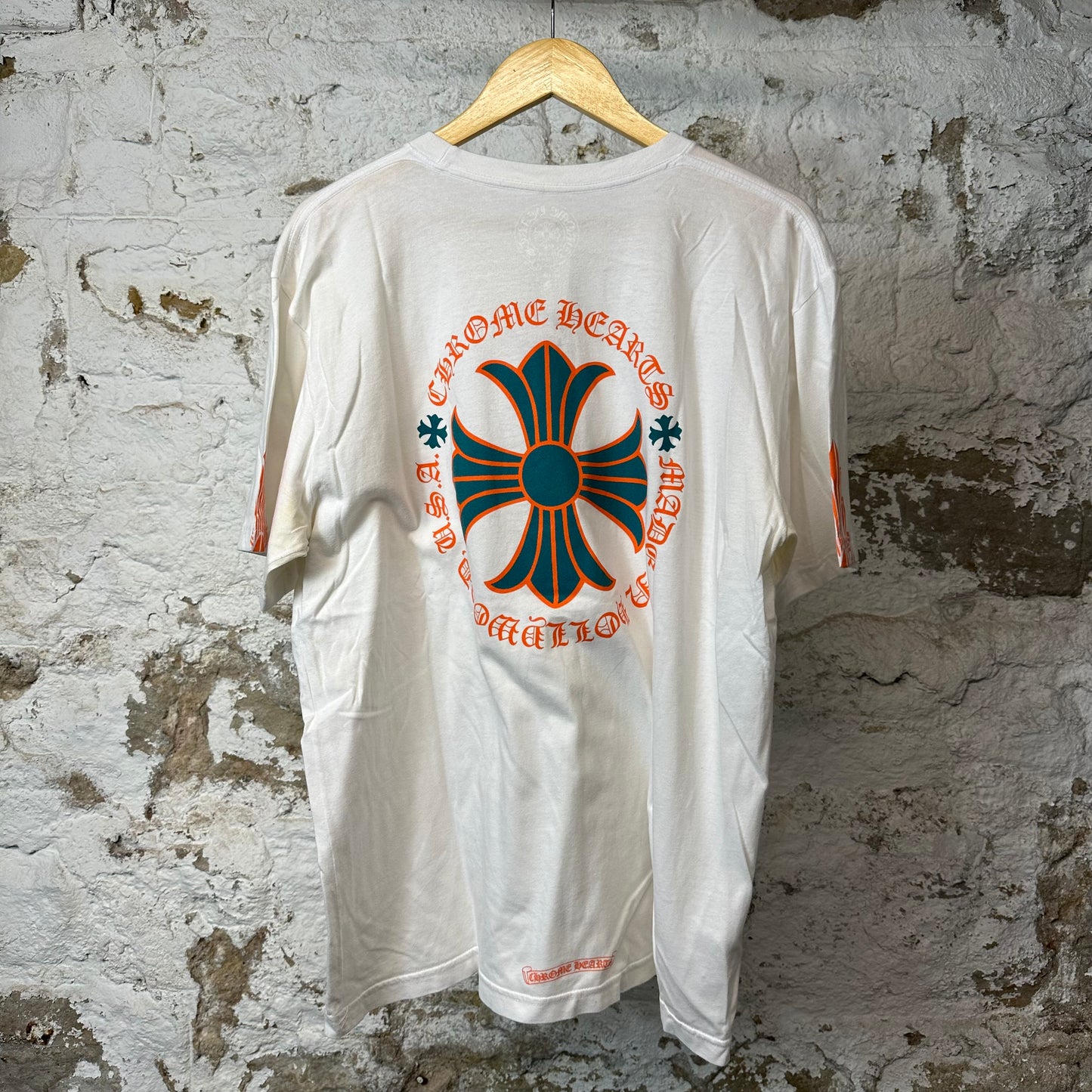 Chrome Hearts Miami Art Basel T-shirt White Sz XL (Stains)