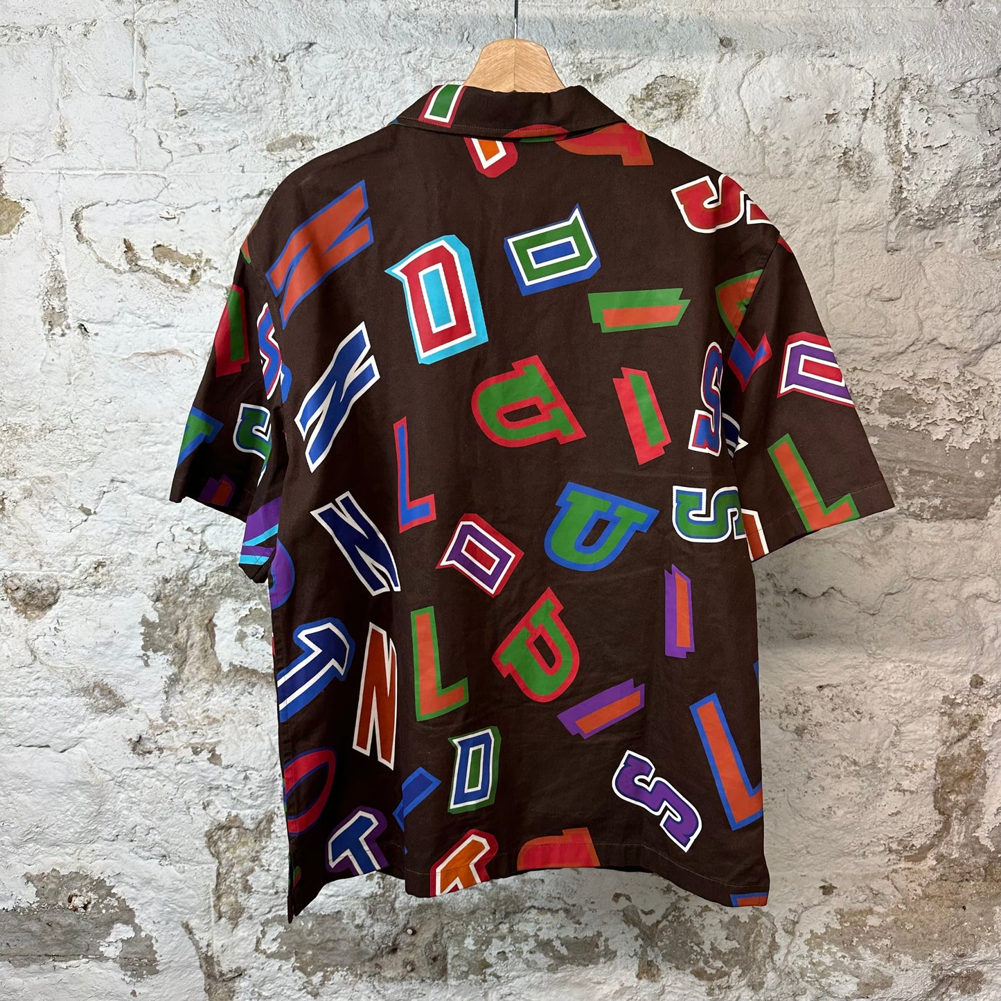 Louis Vuitton NBA Button Up Shirt Brown Sz L