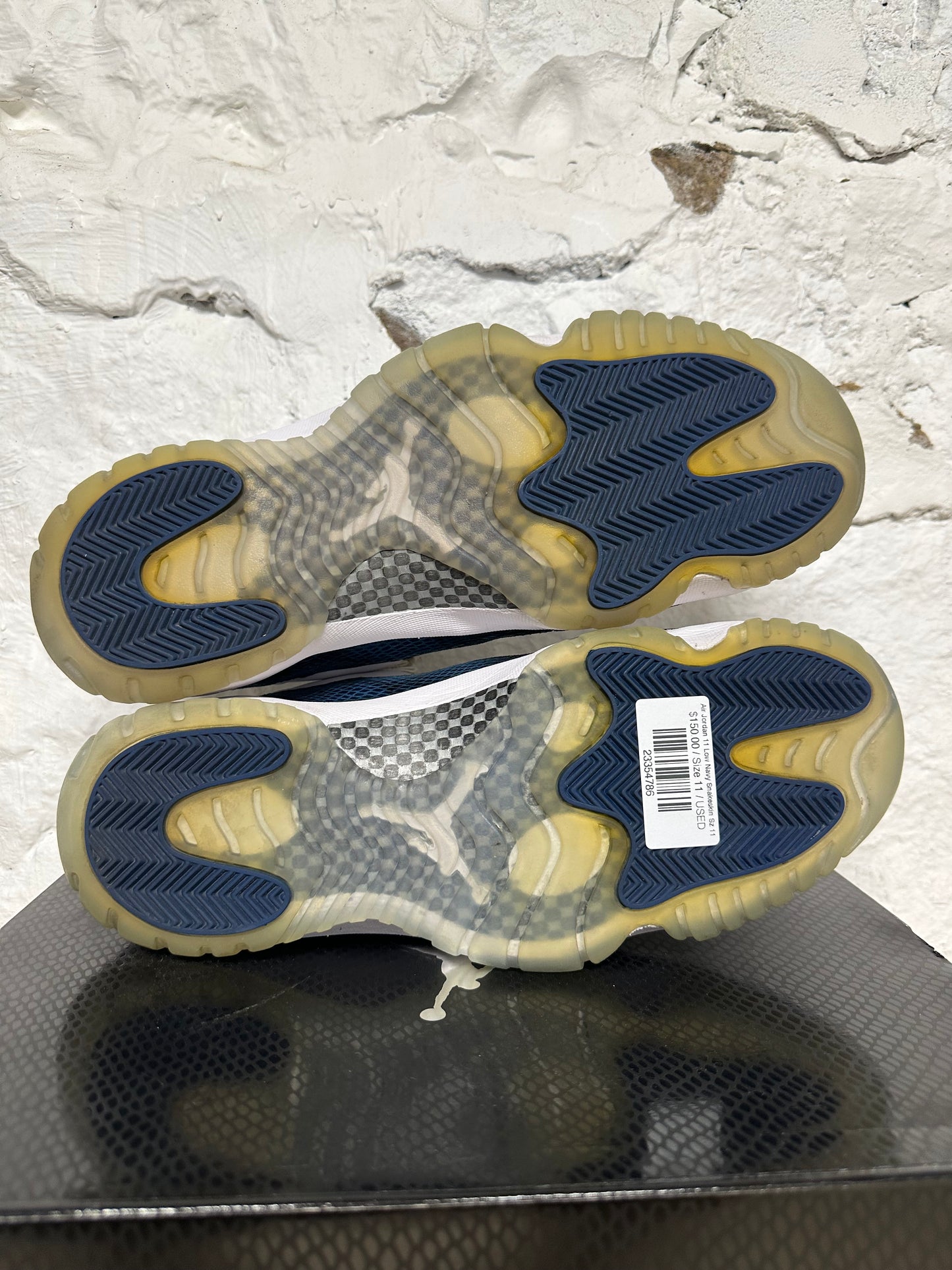Air Jordan 11 Low Navy Snakeskin Sz 11