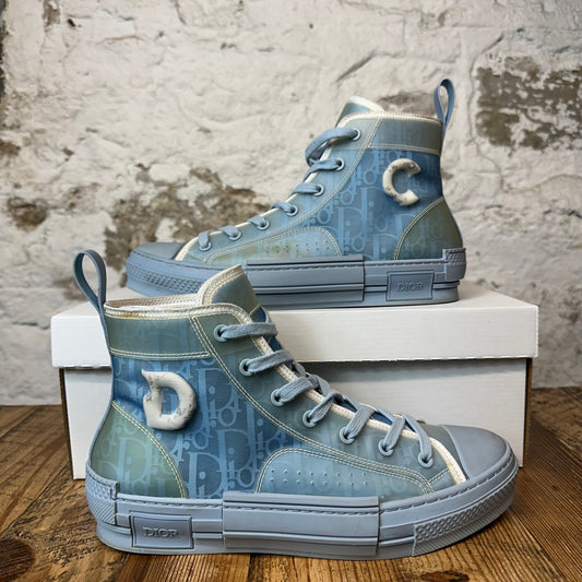 Dior B23 High Oblique Light Blue Sneaker Sz 7 (40)