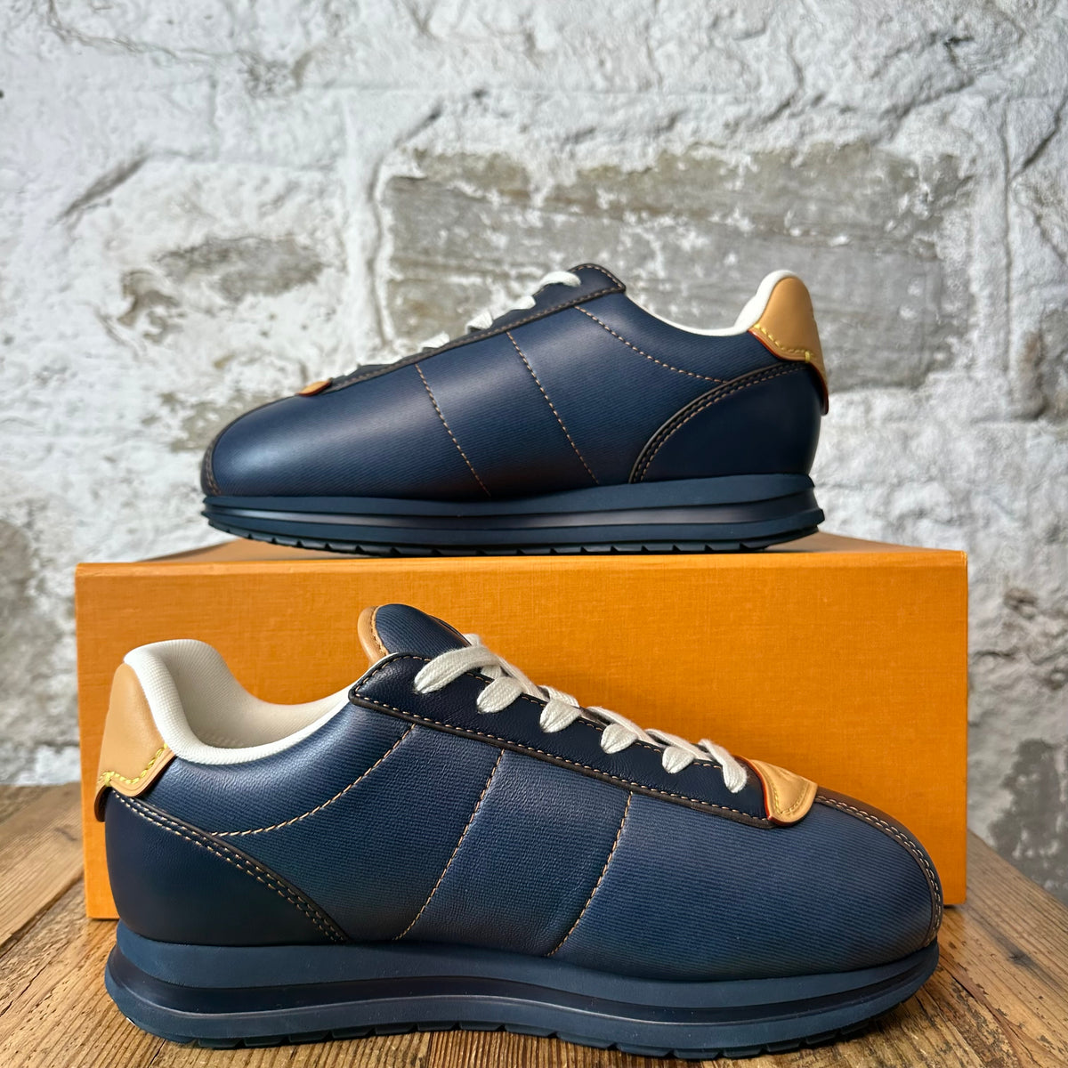 Louis Vuitton Buttersoft Navy Blue Sneaker Sz 9 (7.5LV)
