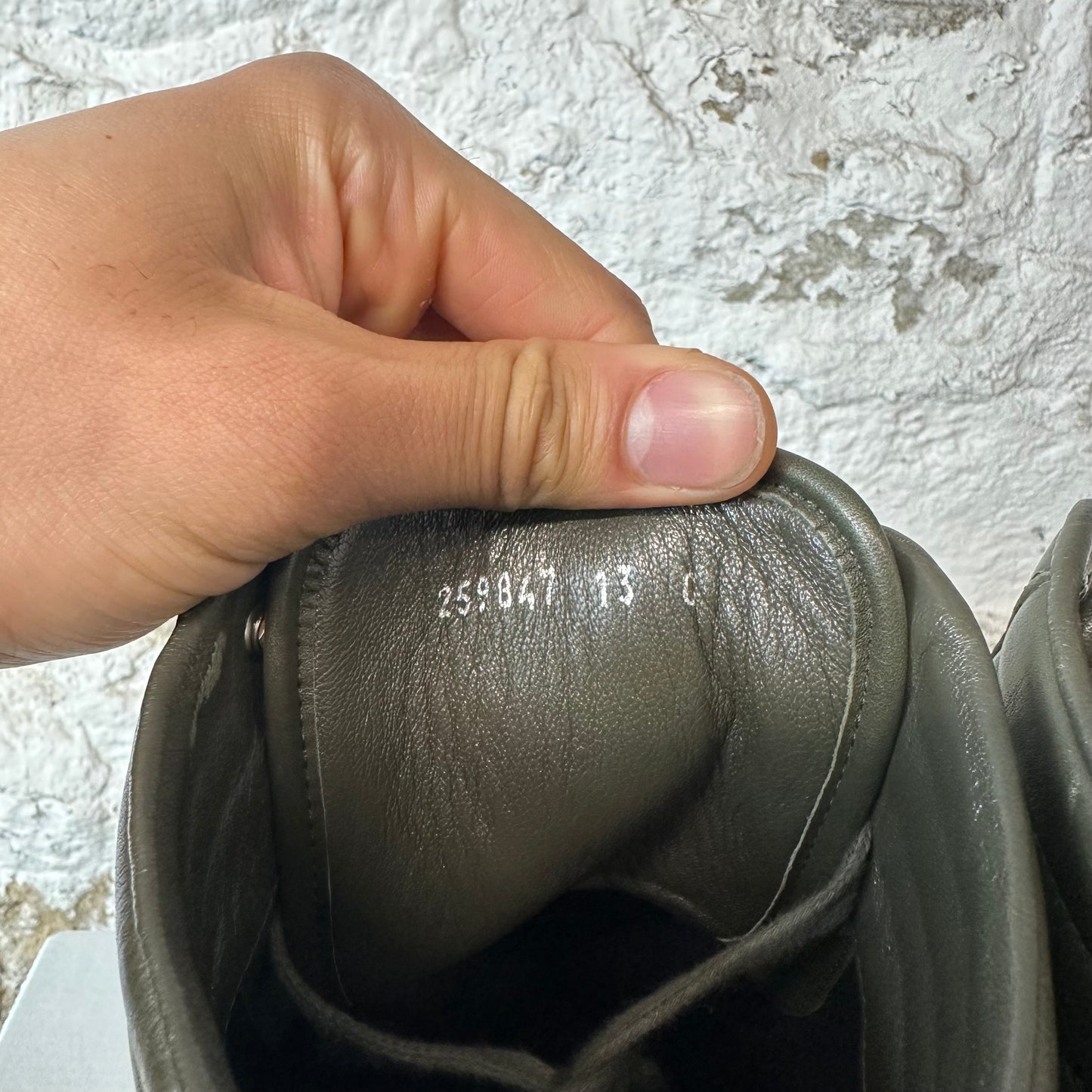 Gucci Green Monogram High Top Sneaker Sz 13 No Box