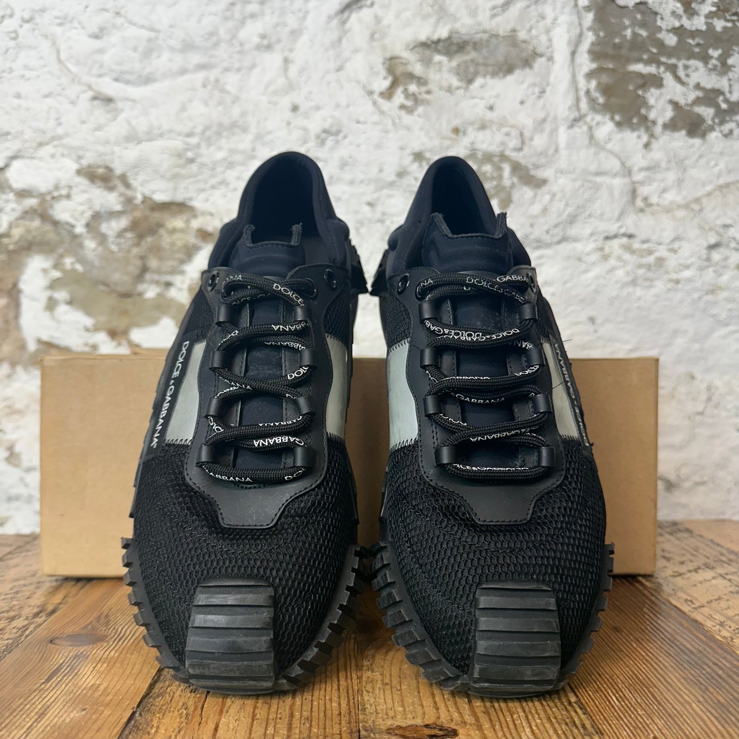 Dolce Gabbana NS1 Triple Black Sneaker Sz 10 (43)