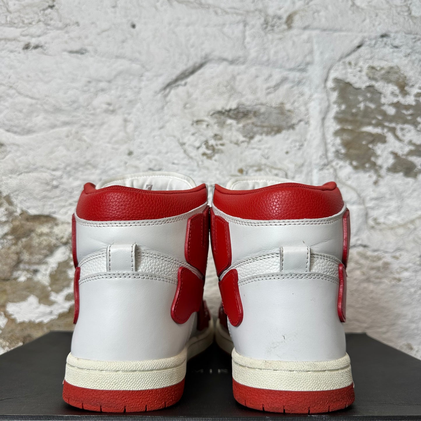 Amiri High Red Skeleton White Cream Sneaker Sz 11 (44)