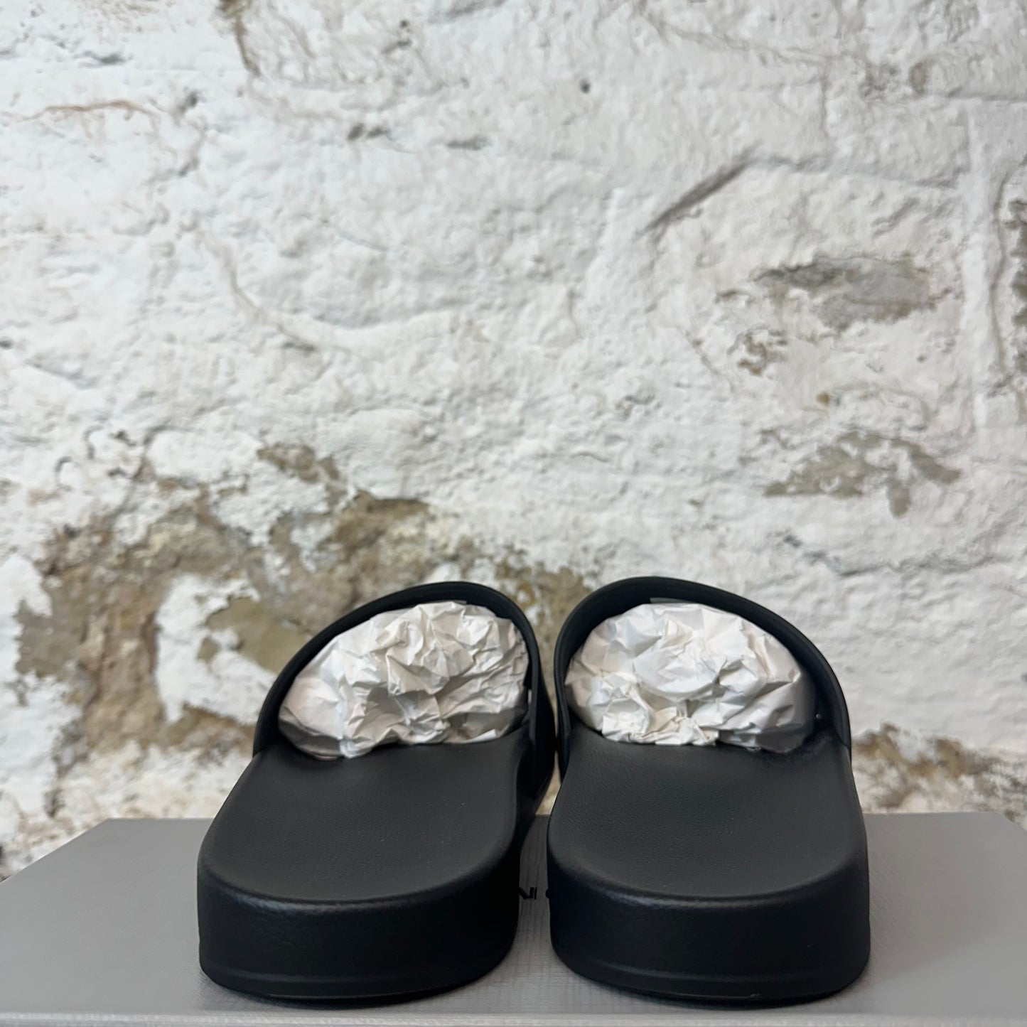 Balenciaga Multicolor Black Rubber Slide