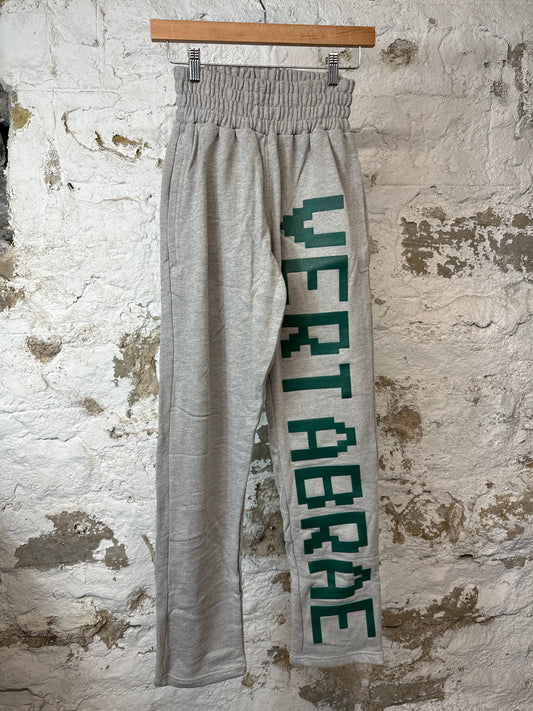Vertabrae Green Spell Gray Sweatpants