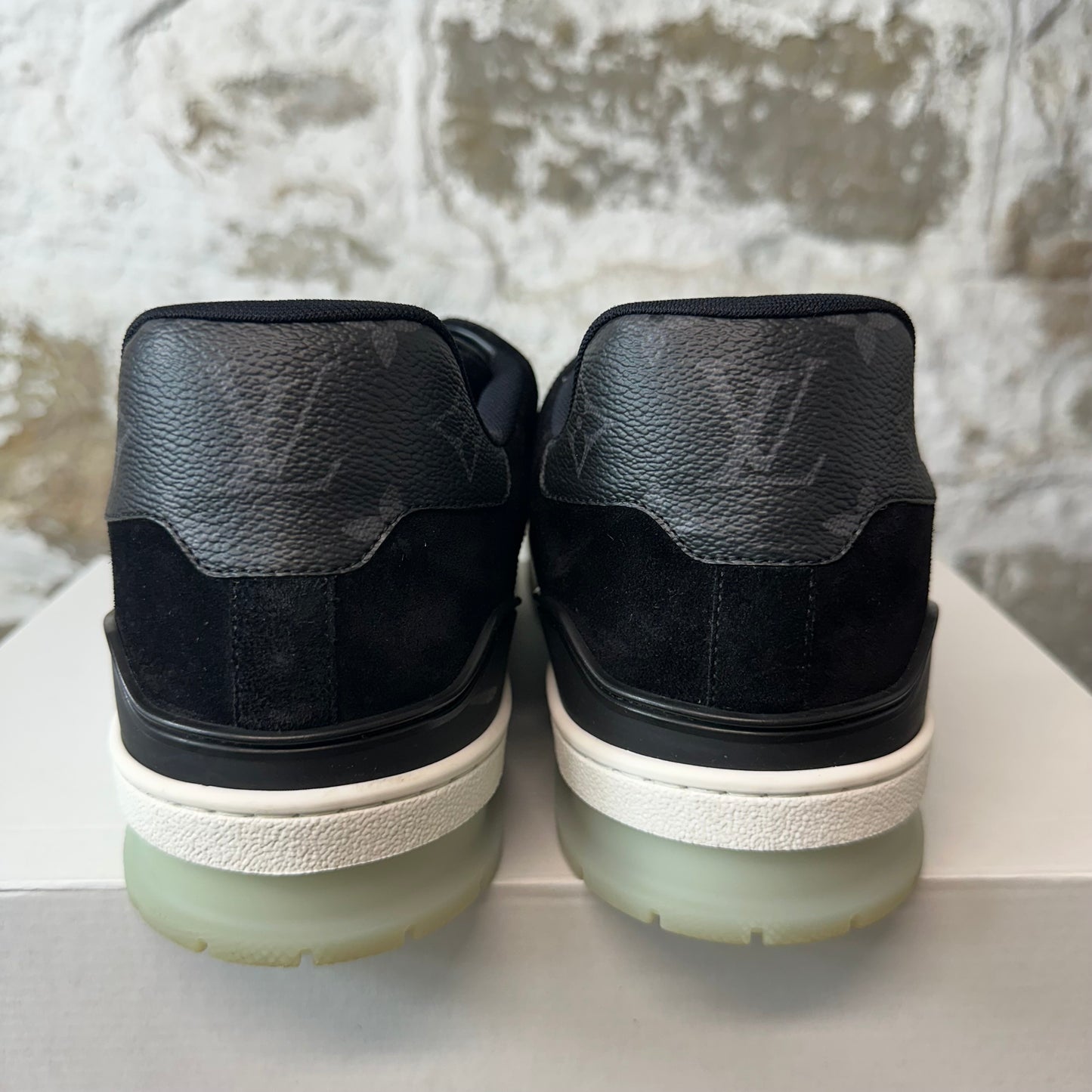 Louis Vuitton Graphite Trainer Sneaker Sz 12.5 (11LV)
