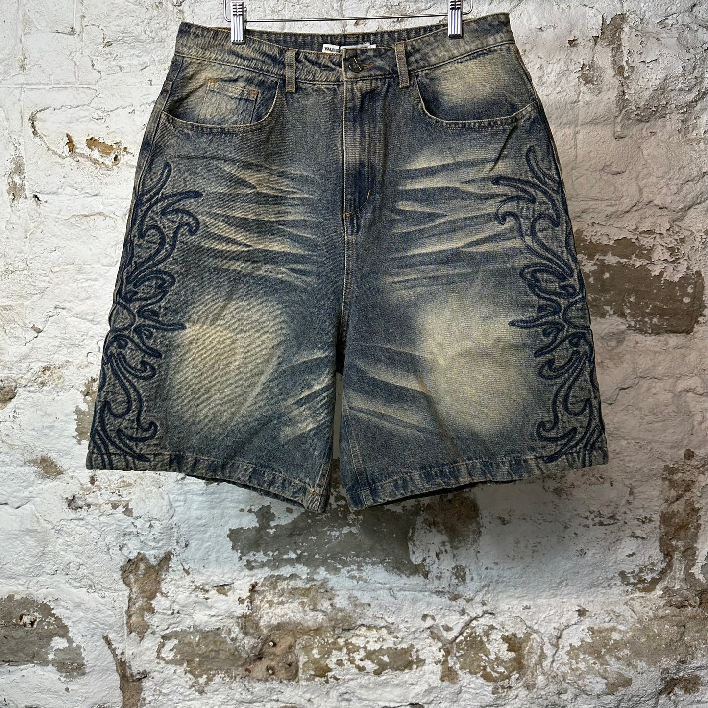 Vale Blue Flare Jean Shorts