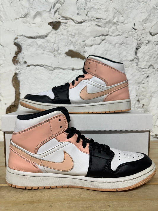 Air Jordan 1 Mid Crimson Tint Sz 9.5