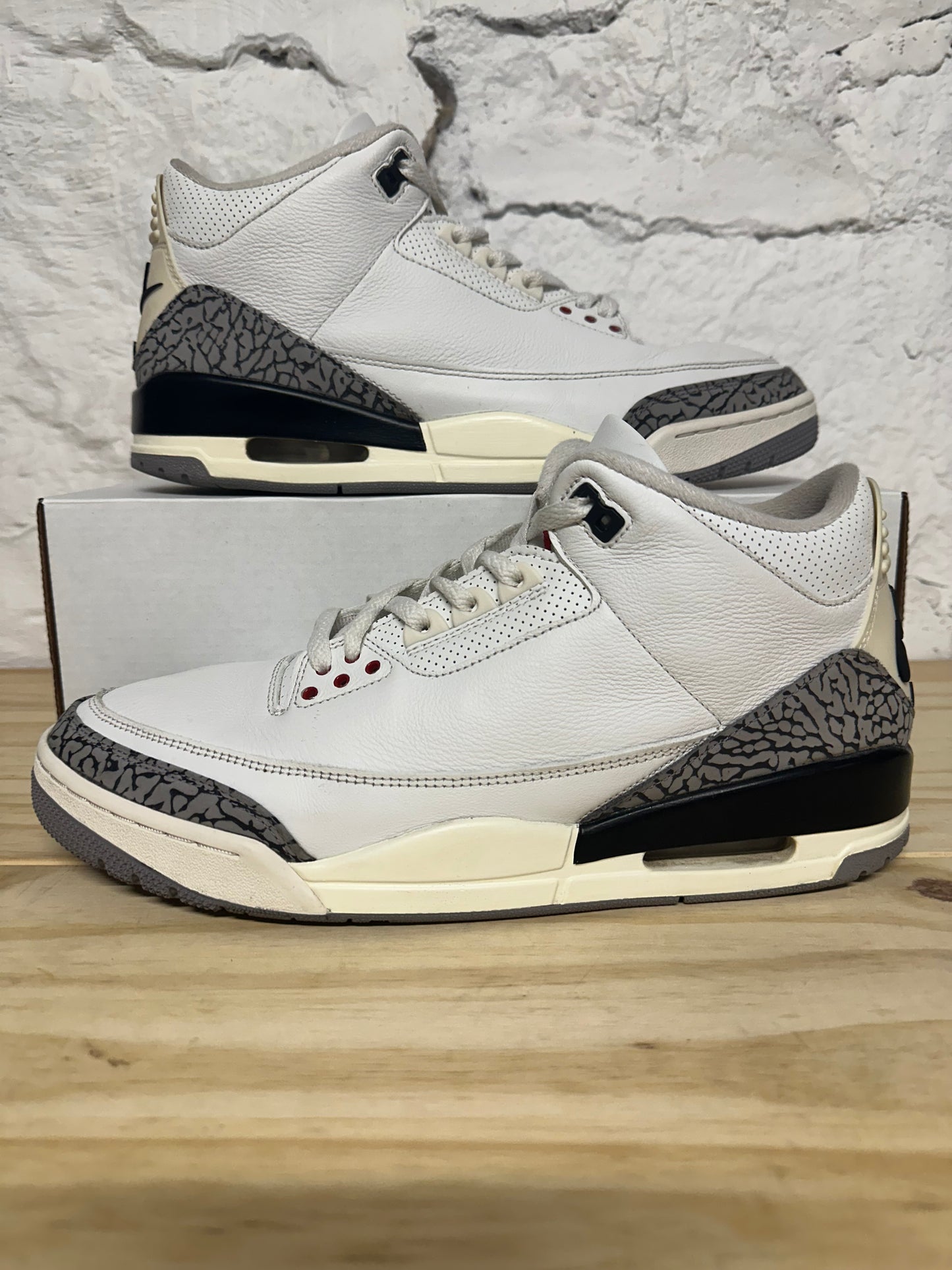 Air Jordan 3 White Cement Reimagined Sz 12
