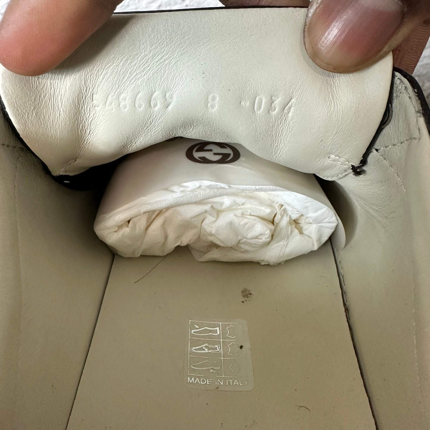 Gucci Green Tiger Black Ace Sneaker Sz 8