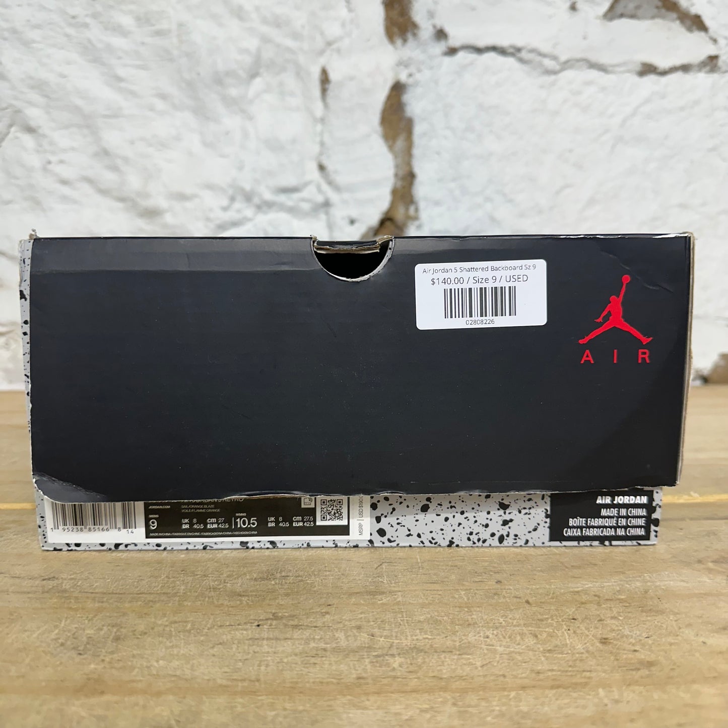 Air Jordan 5 Shattered Backboard Sz 9