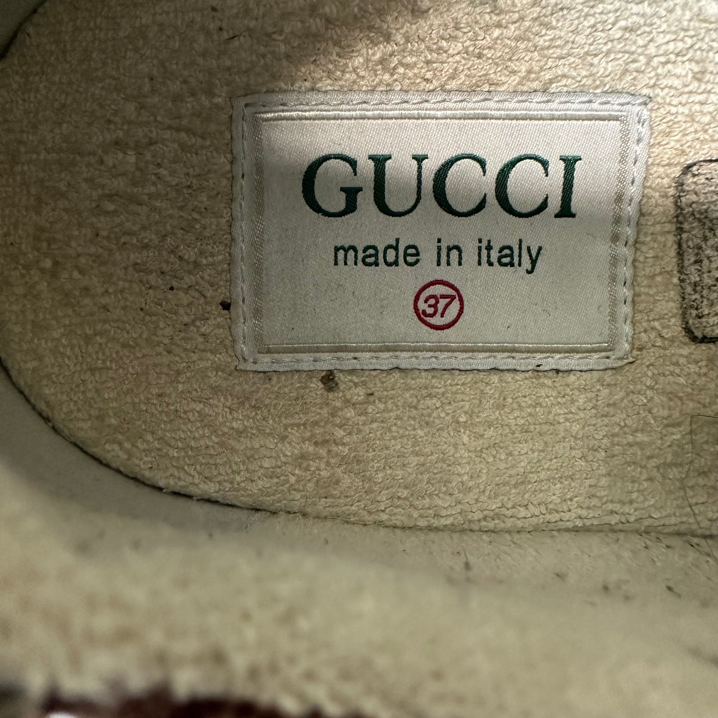 Gucci Rython Multicolor White Sneaker Sz 5 (37) No Box