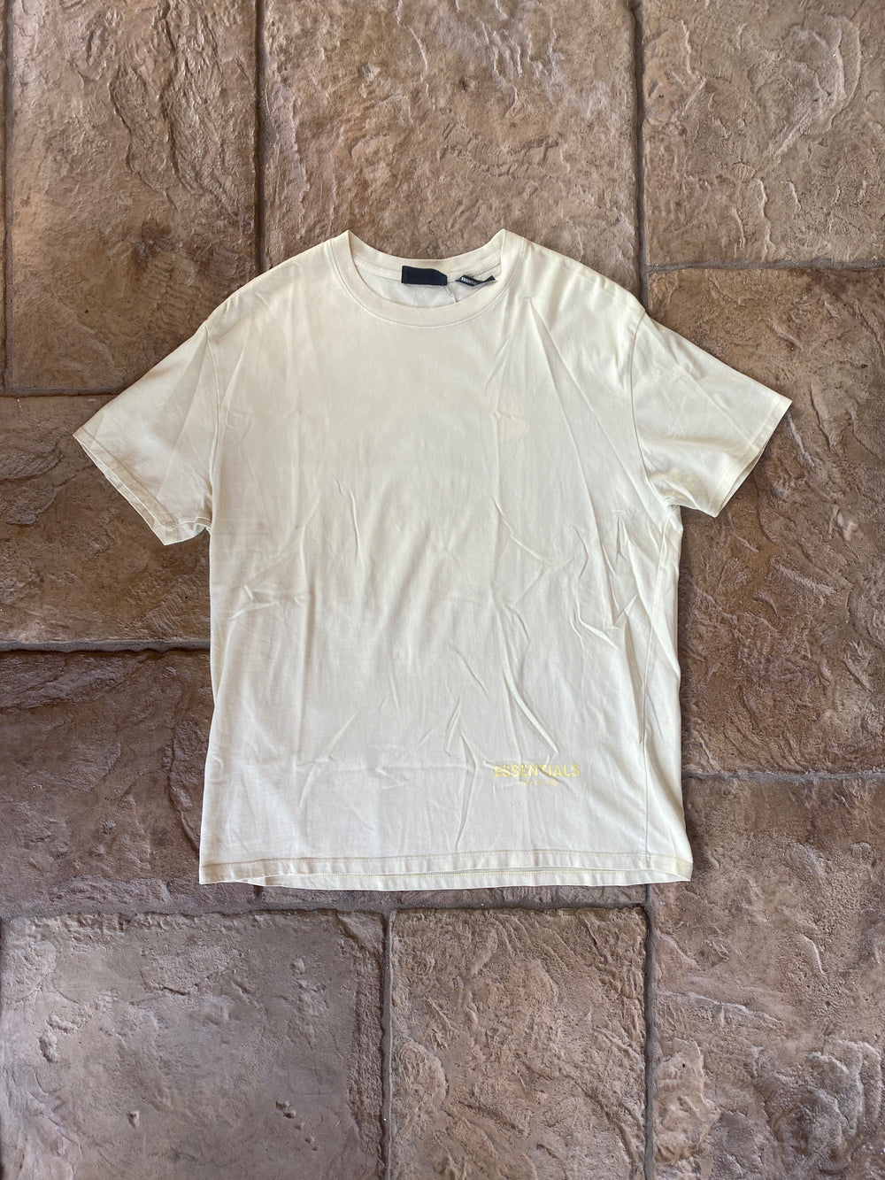 Fear of God Essentials Lime Yellow T-Shirt Sz S
