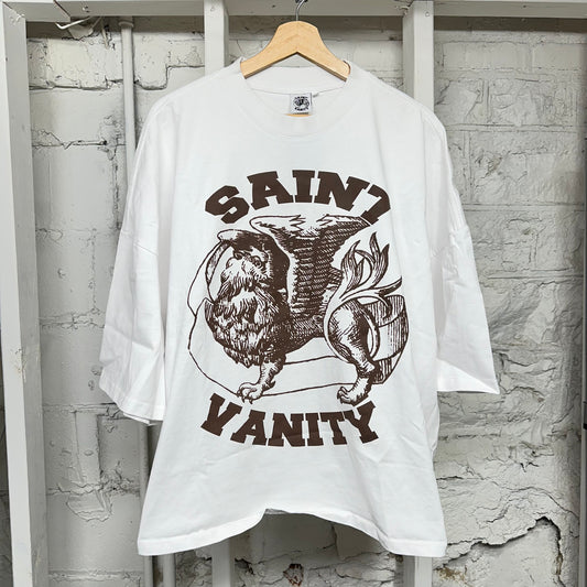 Saint Vanity Brown Griffin White T-Shirt Sz XL