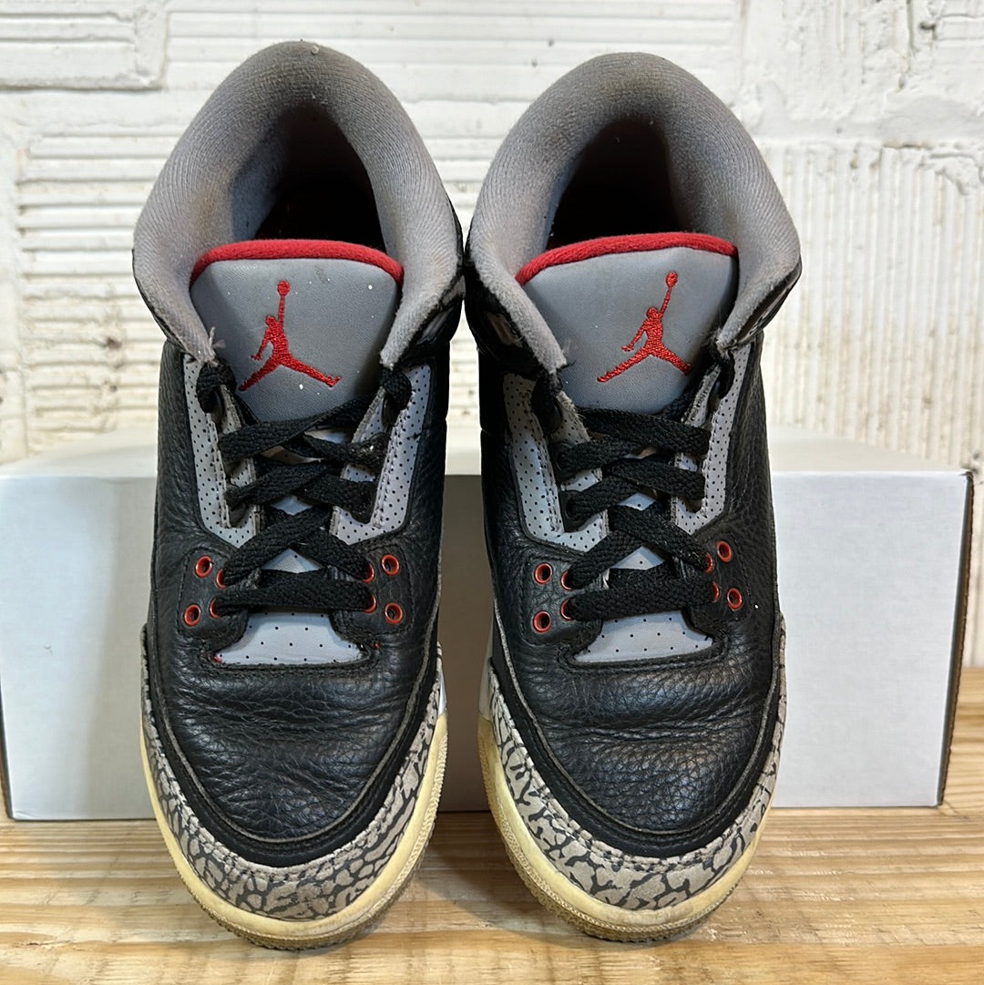 Air Jordan 3 Black Cement Sz 6Y