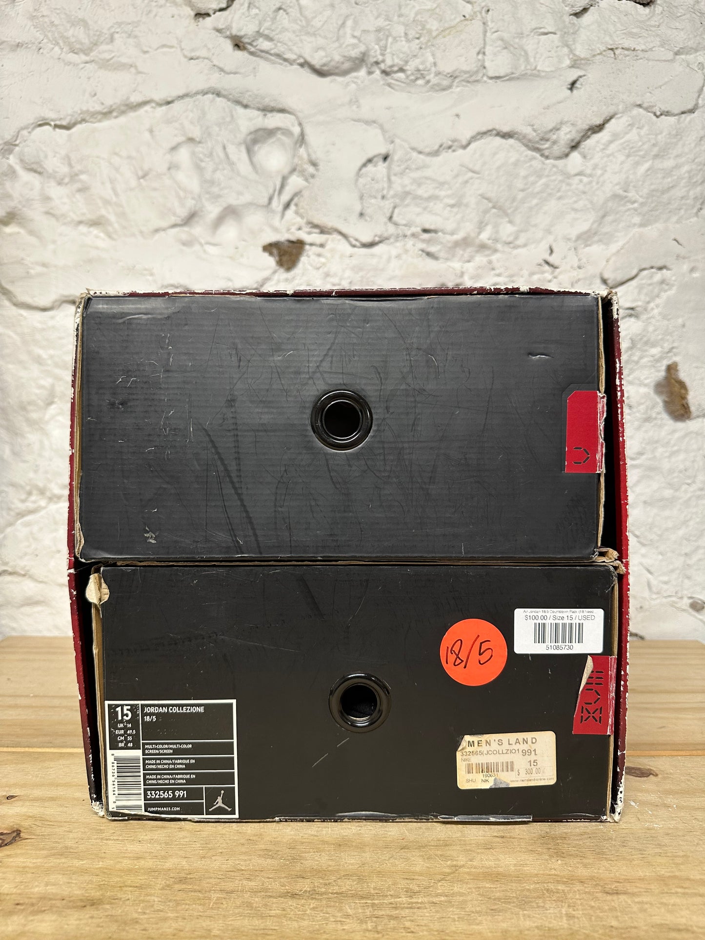 Air Jordan 18/5 Countdown Pack (18 Needs Repair) Sz 15