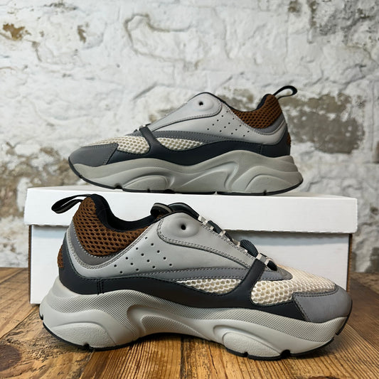 Dior B22 Brown Grey White Sneaker Sz 6.5 (39)