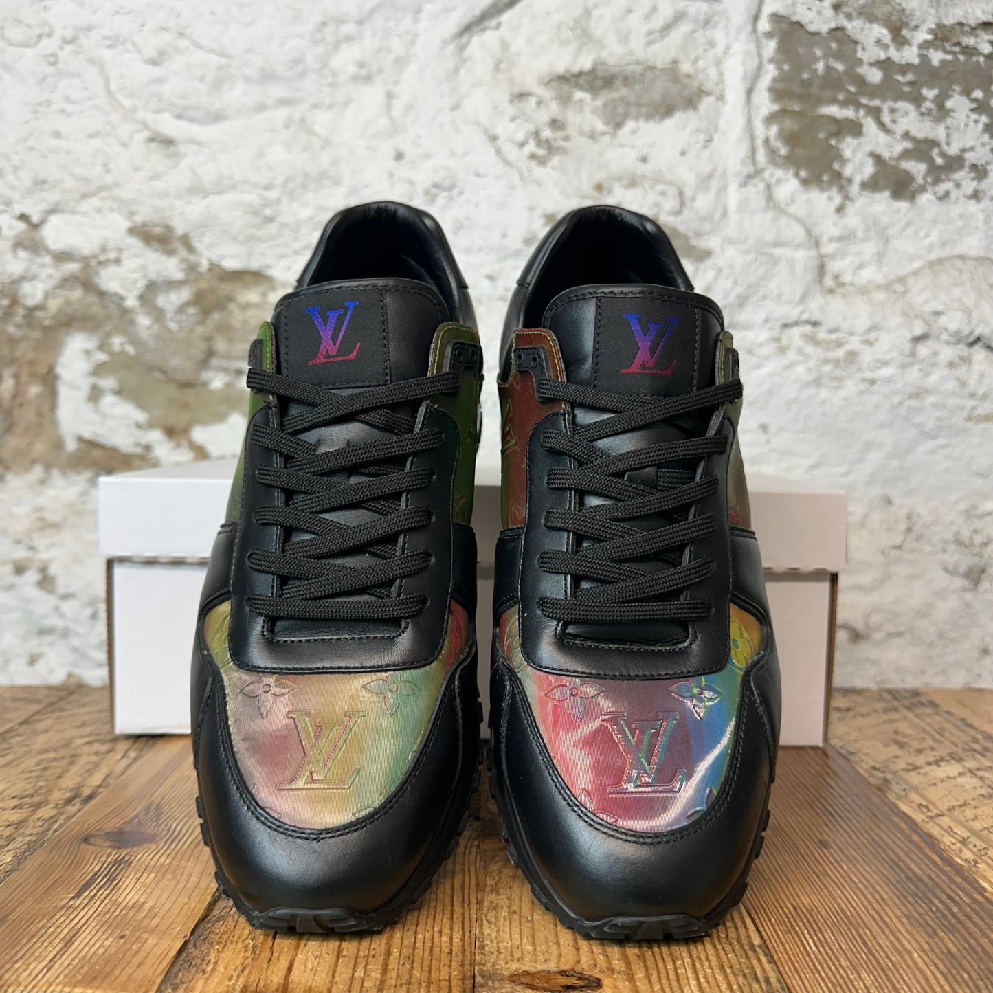 Louis Vuitton Iridescent Black Runaway Sneaker Sz 9 (7.5LV)