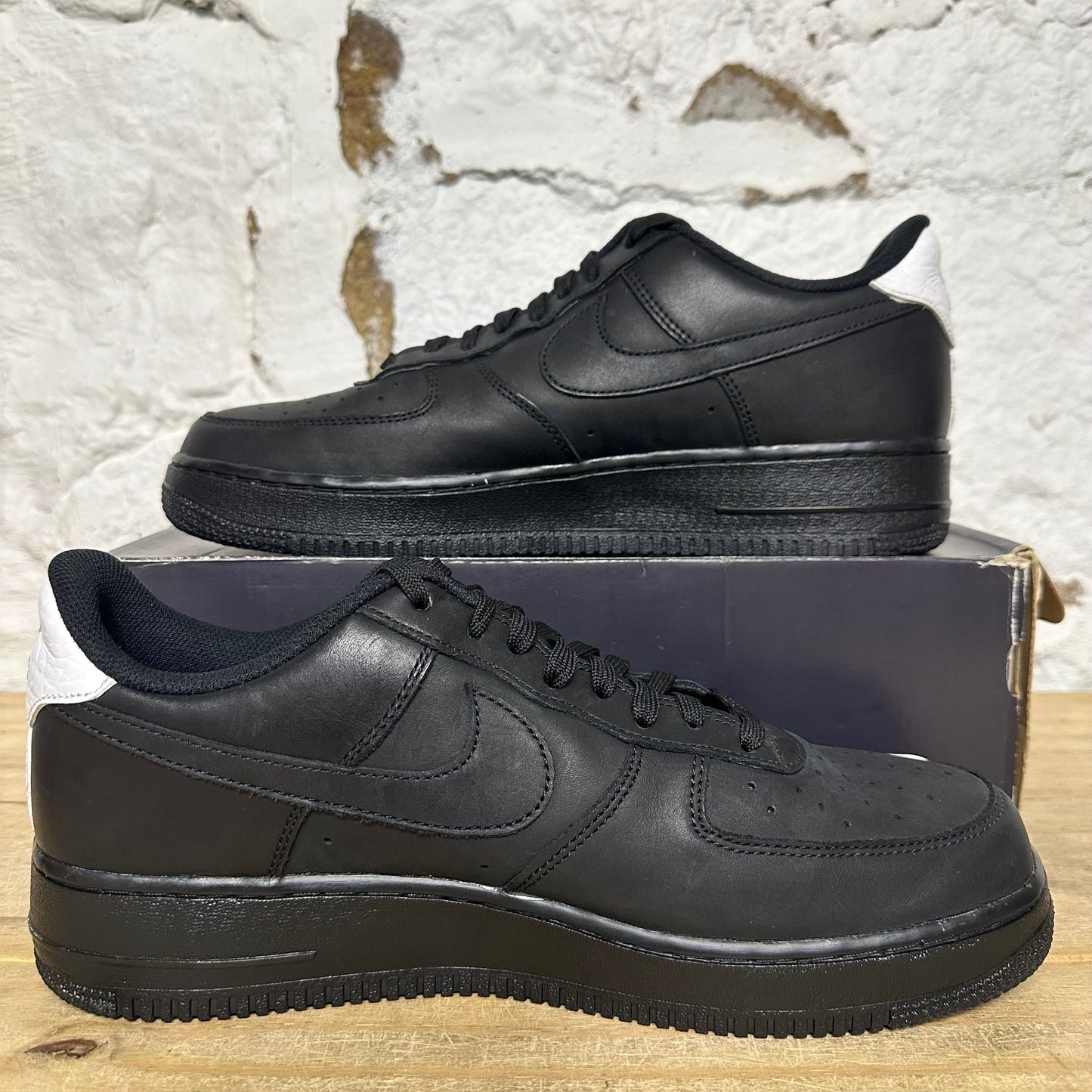 Nike Air Force 1 Low Split White Black Sz 11