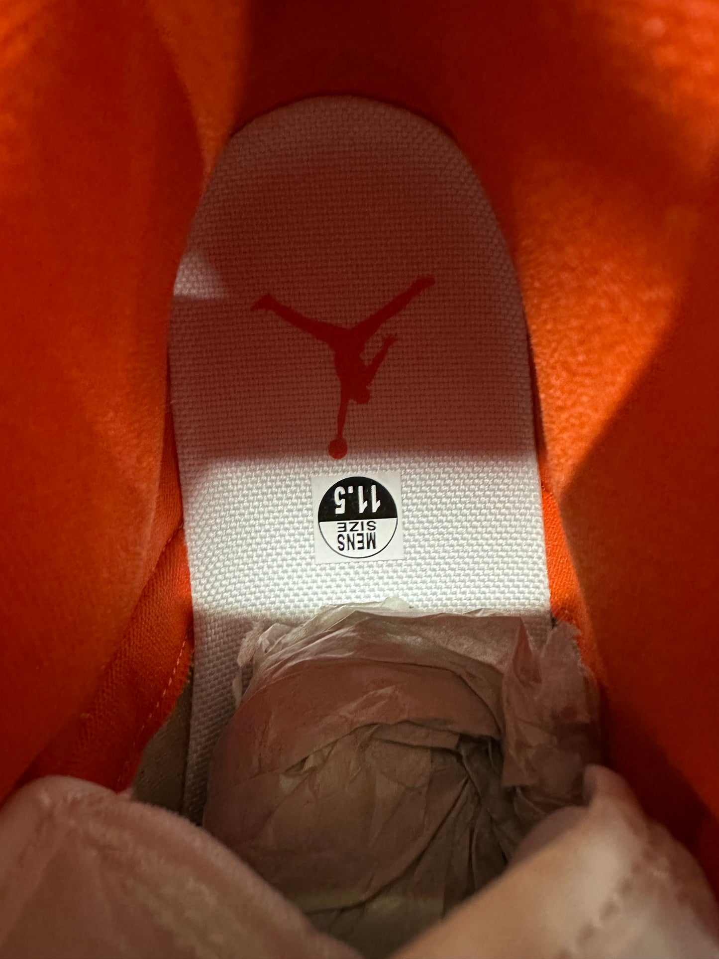 Air Jordan Air Ship Team Orange Sz 11.5