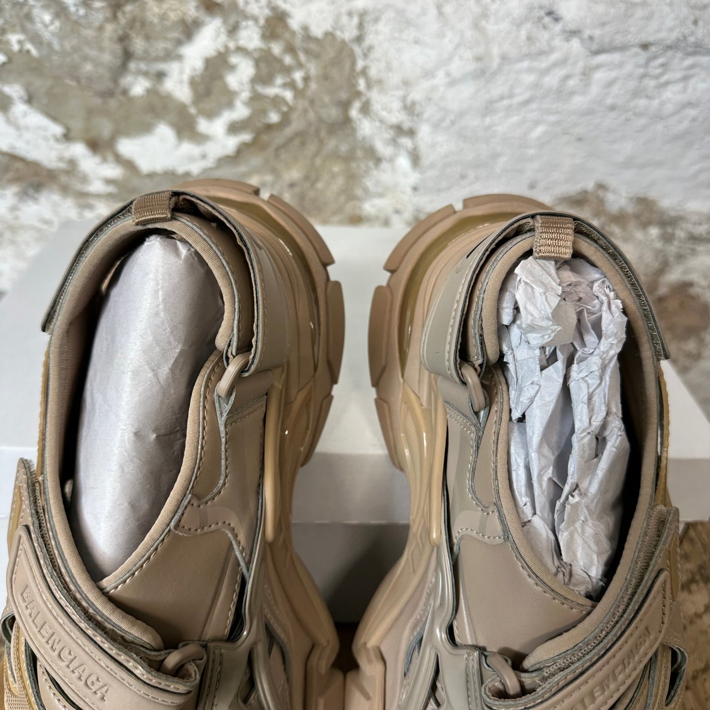 Balenciaga Track Sandal Beige Sneaker Sz 6.5 (39)