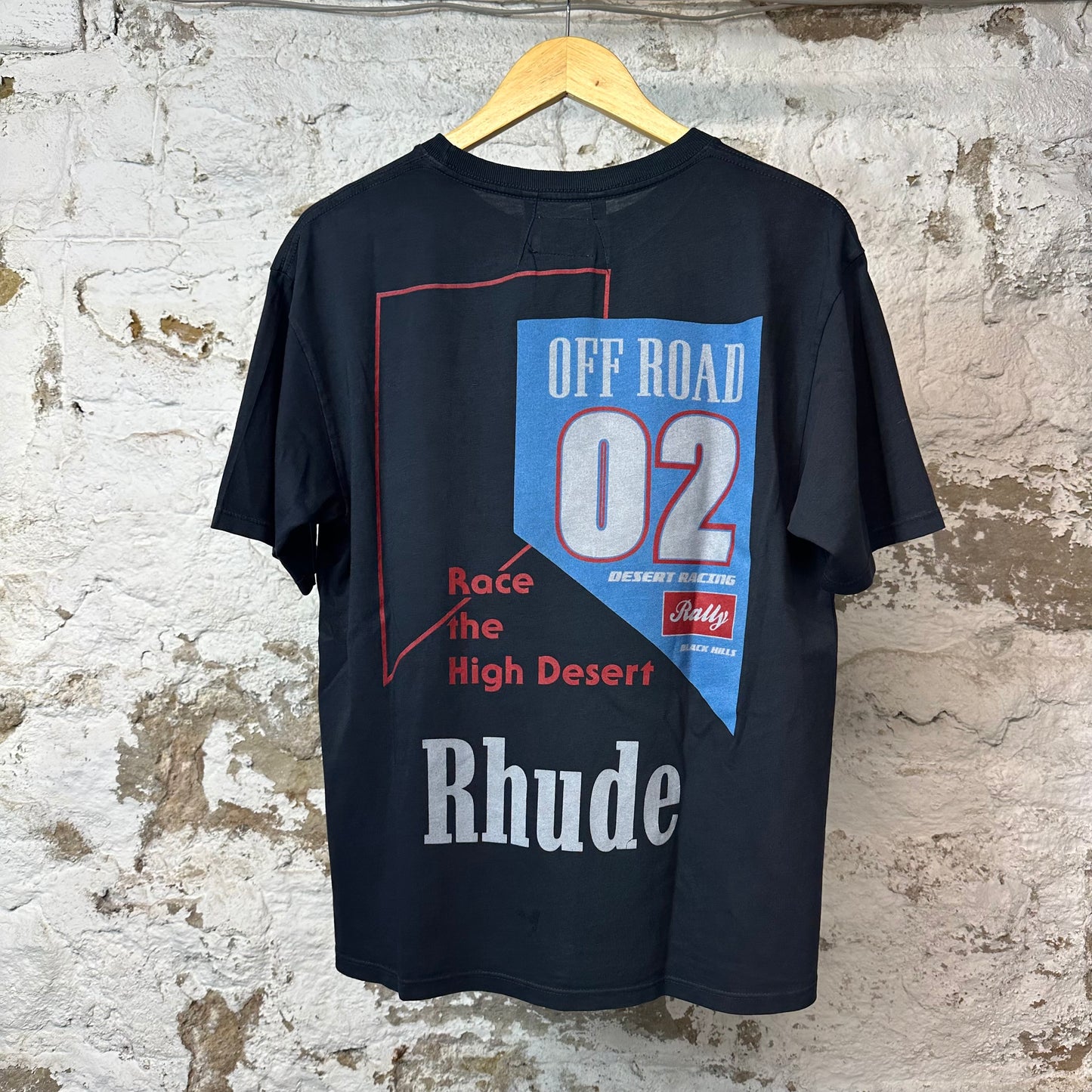 Rhude Off Road T-shirt Black Sz XS